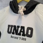 هودی سفید با تیکه دوزی لی/جین سایز 40 تا 65 - تصویر 2