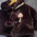 شنل خز دار زمستانه دخترانه سایز  35 تا 45 - تصویر 2