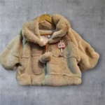 شنل خز دار زمستانه دخترانه سایز  35 تا 45 - تصویر 3