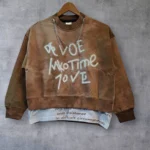 بلوز باکسی گردن بندی تیکه دوزی سفید  زنجیر دار سایز 55 تا 70 - تصویر 5