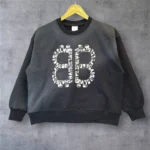 بلوز دورس پنبه بالنسیاگا باکسی سایز 55 تا 70 - تصویر 4