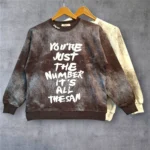 بلوز دورس Just چاپ پفکی سفید/شکلاتی 55/60/65 - تصویر 4