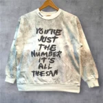 بلوز دورس Just چاپ پفکی سفید/شکلاتی 55/60/65 - تصویر 2