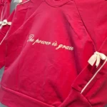 ست آستین پاپیون بلوز و شلوار بگ دورس دو نخ سه رنگ سایز 45 تا 65 - تصویر 3