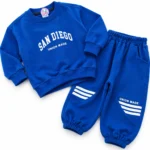 ست باکسی San Diego دورس دو نخ اعلا و شلوار جاگر سایز 2 تا 6 سال - تصویر 3