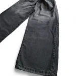 شلوار ذغالی طوسی جین پنبه بگ کد 2231 سایز 75 تا 100 - تصویر 3