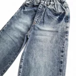 شلوار آبی تینت جین پنبه بگ کد 2837
