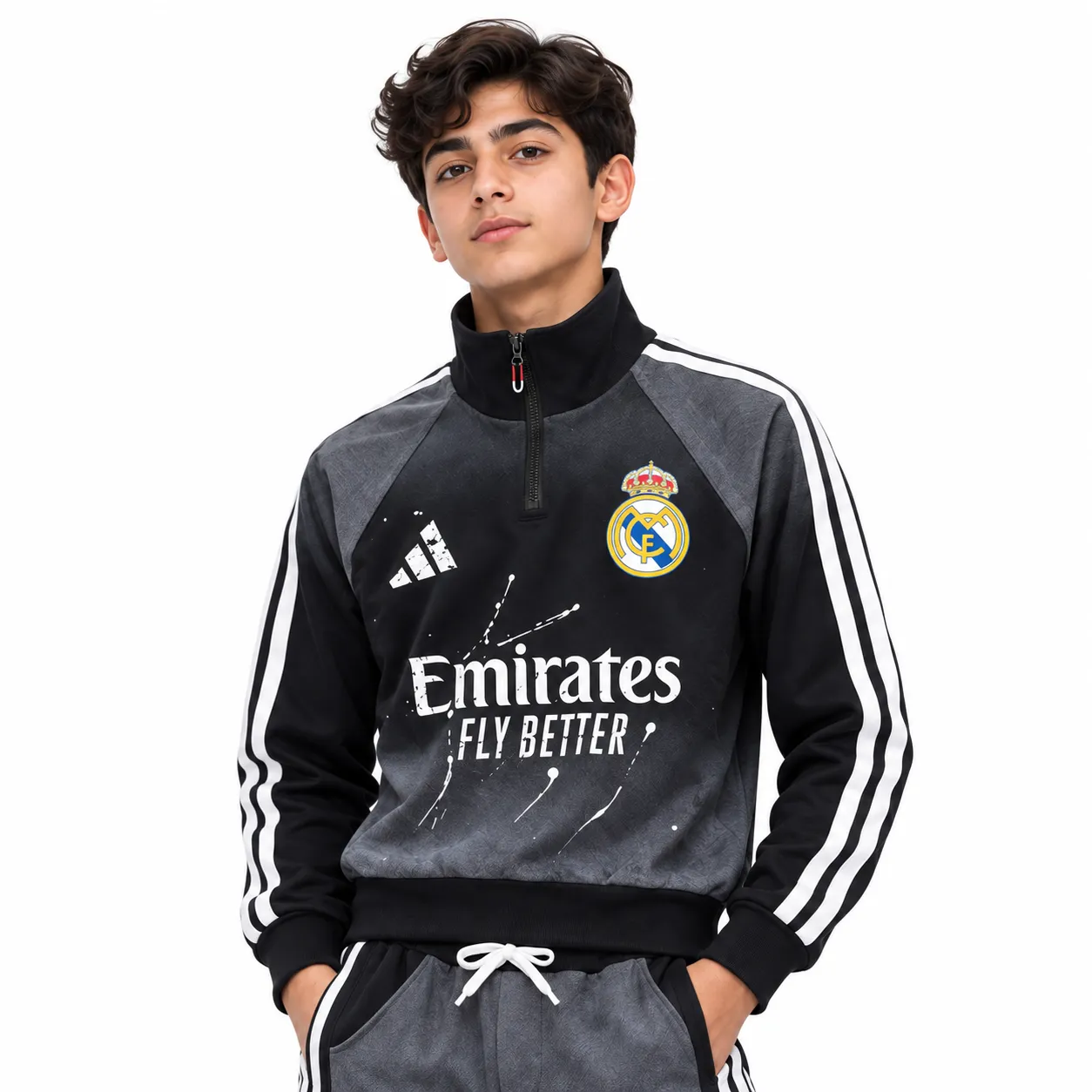 Real Madric (1) ست نیم زیپ رئال